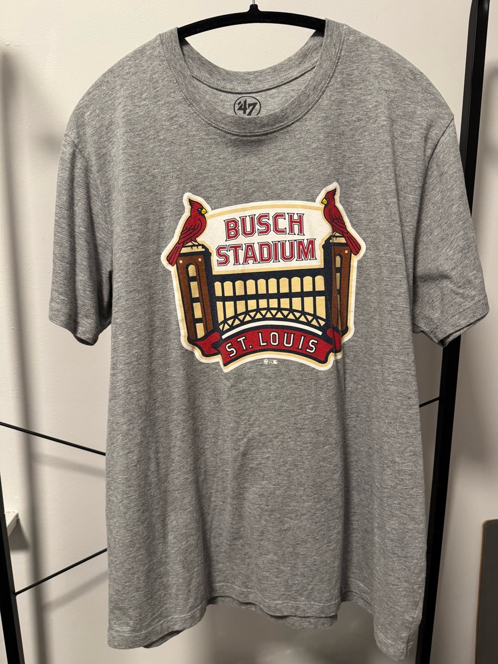 '47 Gray Busch Stadium St. Louis Graphic Tee